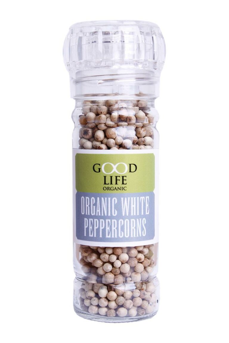 6009702590844 #1. Good Life White Peppercorns 60g Organic
