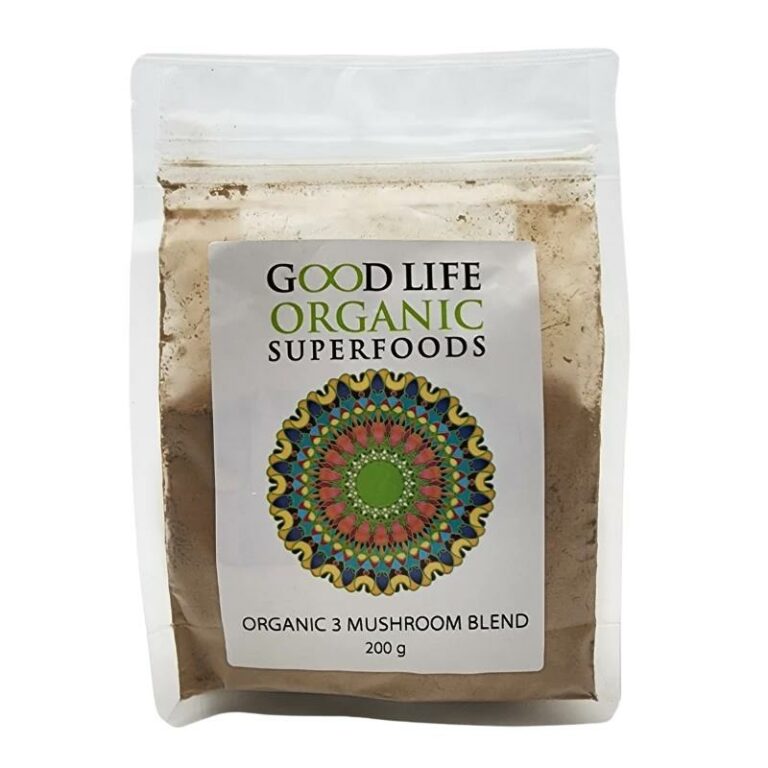 goodlifeorganic3mushroomblend_2000x. Good Life Three Mushroom Blend Oganic 200g