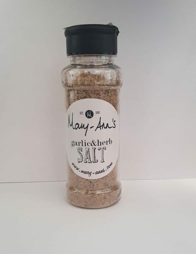 garlic&herb. Mary-Ann's Garlic & Herb Salt 130g