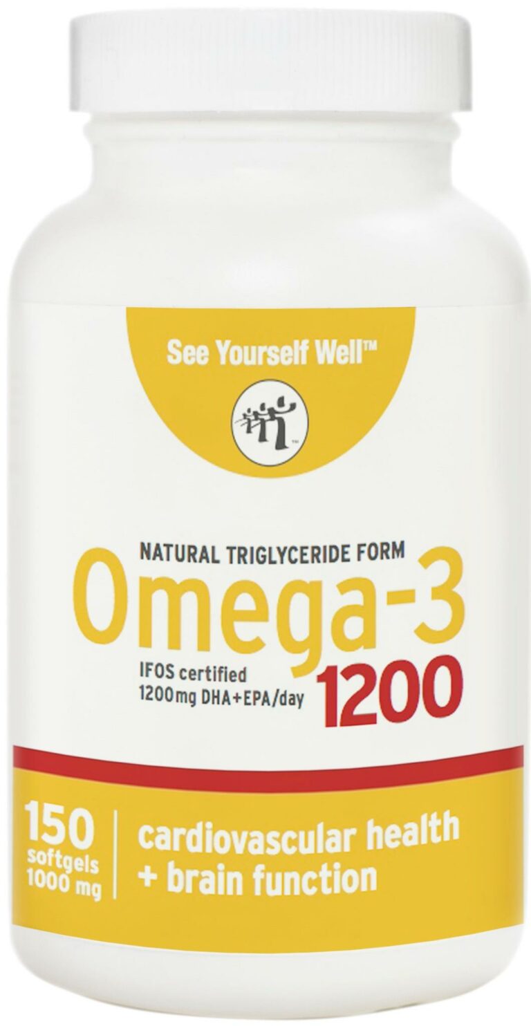 SYW03-YL #1. See Yourself Well Omega-3 1200 (150)