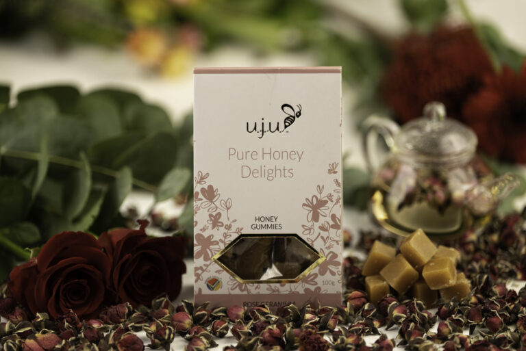 dsc06510-1-copy-scaled. Uju Honey Gummy Rose Geranium 100g