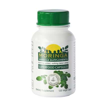 m033_superfood_capsules_front. Moringa Intiative - Moringa Capsules 120