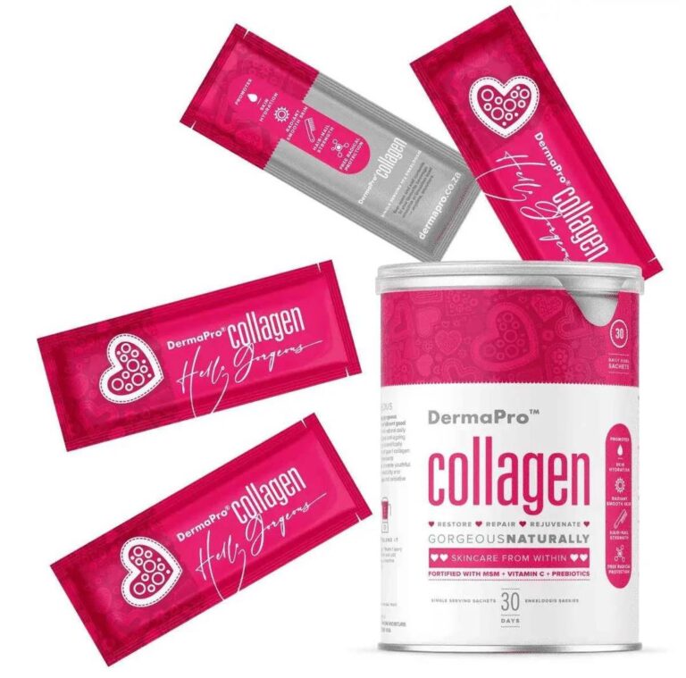 dermapro-collagen-daily-hypoallergenic-fortified-f. DermaPro Fortified Collagen Skincare Sachets Woman 30days