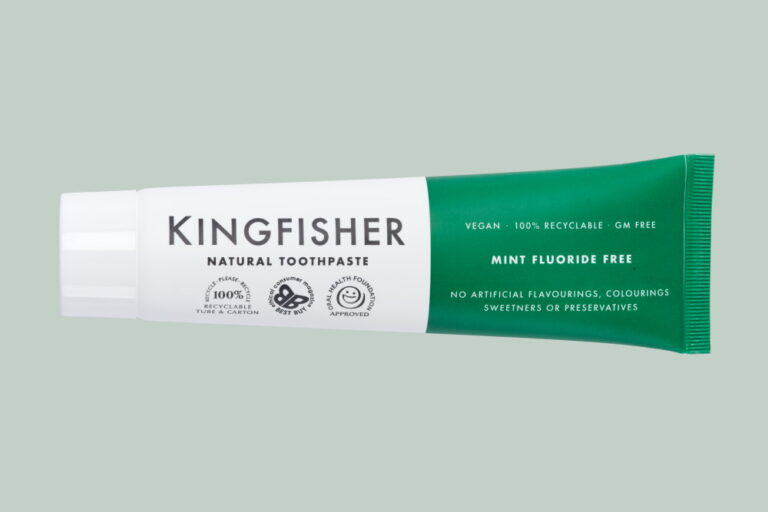 mf100. Kingfisher Natural Tootpaste Mint Fluoride Free 100ml