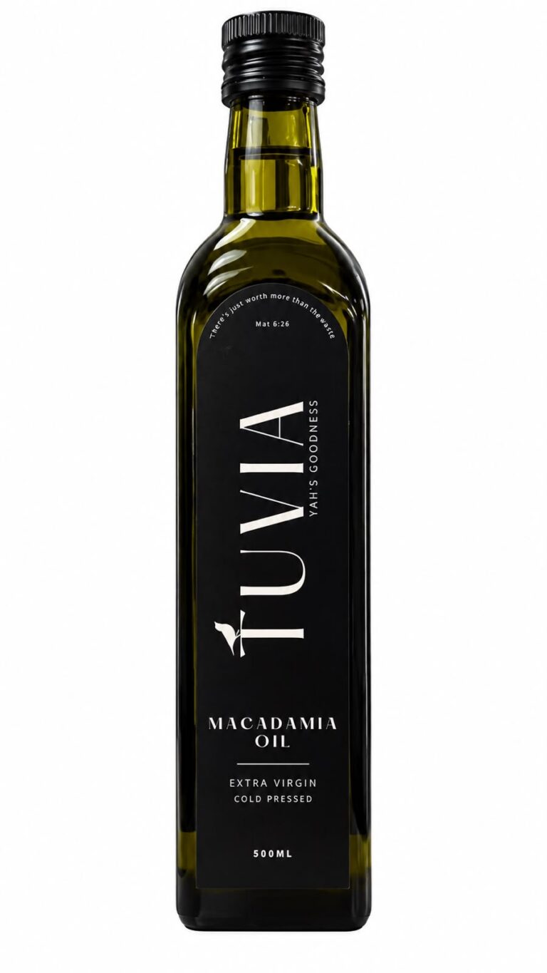 whatsapp image 2026-10-23 at 16.26.00 veveve. Tuvia Macadamia Oil 500ml Glass