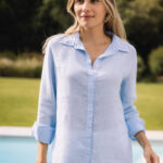 570b7ed6-dbc0-4882-aed4-3620346692f6. CONCEALED FRONT LINEN SHIRT