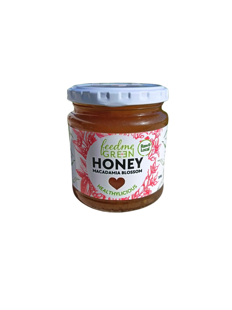 221345c9-0046-4ad7-8b09-a73263d8c582. Feed Me Green Honey Macadamia Blossom 350g
