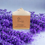 flourish body lavneder soap. Lavender Handcrafted Soap | Natural Soap for Sensitive Skin & Babies 110g Flourish Body