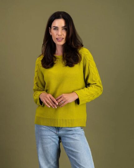 soul_knt79_cable_detail_knit_pear__3_custom. CABLE DETAIL KNIT SWEATER