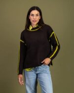 soul_knt80_contrast_stitch_knit_mole__3_custom. CONTRAST STITCH KNIT SWEATER