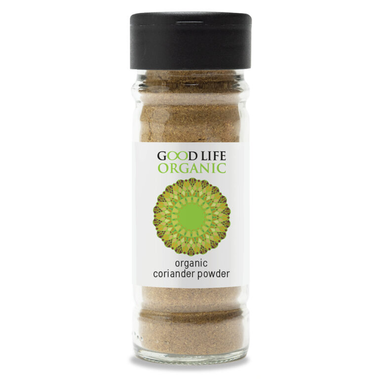 gl_bottle_spice_1000p_coriander. Good Life Coriander Powder 55g Organic