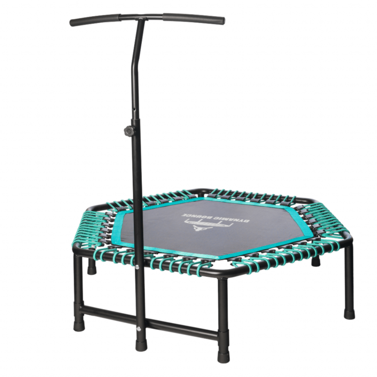 turquoise-rebounder-hex-mini-trampoline-dynamic-bo. Dynamic Bounce Turquoise Rebounder